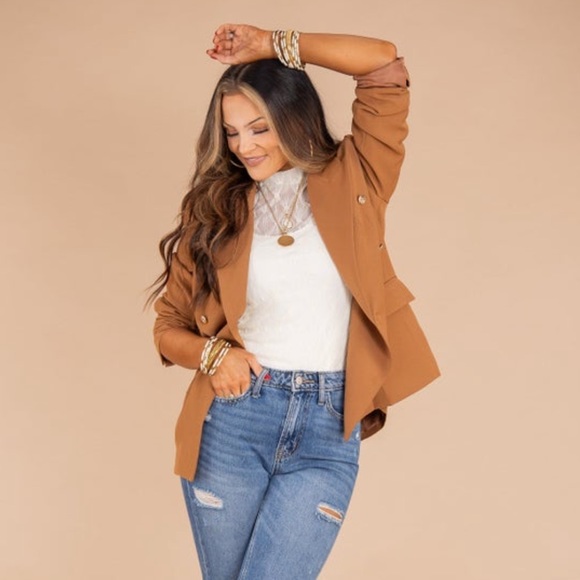 Entro Top of the Chain Blazer - Camel - L - Picture 3 of 8